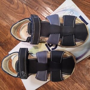 Kids Black and Gray Sandals